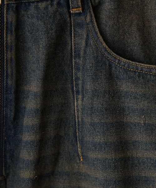 Lui's(ルイス)の「【Neucon】VINTAGE WASH BAGGY CURVE DENIM / ヴィンテージウォッシュバギーカーブデニムパンツ/セットアップ対応(デニムパンツ・メンズ・ブラック/インディゴブルー・1/2)」の18枚目の写真