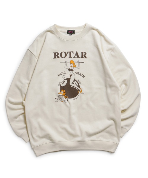 ROTAR（ローター）の「ROLL AGAIN Sweat（スウェット・メンズ・ブラック/ナチュラル/グレー・SMALL/MEDIUM/LARGE/X-LARGE）」の3枚目の写真