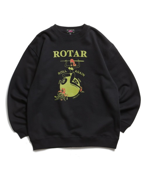 ROTAR（ローター）の「ROLL AGAIN Sweat（スウェット・メンズ・ブラック/ナチュラル/グレー・SMALL/MEDIUM/LARGE/X-LARGE）」の2枚目の写真