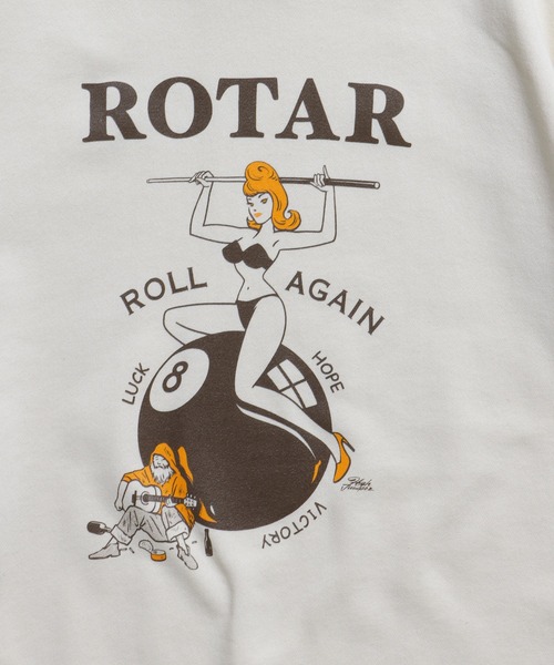 ROTAR（ローター）の「ROLL AGAIN Sweat（スウェット・メンズ・ブラック/ナチュラル/グレー・SMALL/MEDIUM/LARGE/X-LARGE）」の5枚目の写真