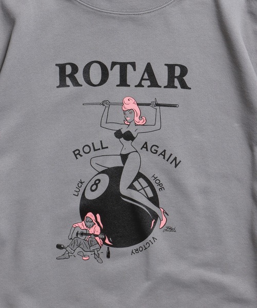 ROTAR（ローター）の「ROLL AGAIN Sweat（スウェット・メンズ・ブラック/ナチュラル/グレー・SMALL/MEDIUM/LARGE/X-LARGE）」の7枚目の写真