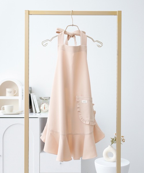 tu-hacci（ツーハッチ）の「フリルエプロン（その他ルームウェア・レディース・ピンク・FREE）」の8枚目の写真