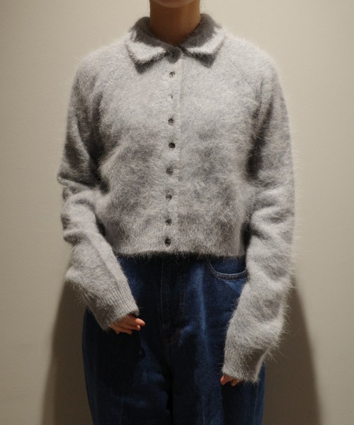 CLANE ANGORA SHORT KNIT CARDIGAN（カーディガン/ボレロ）｜CLANE