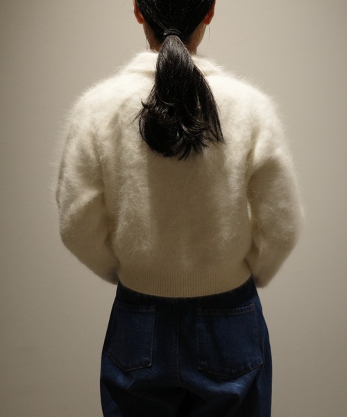 セール】CLANE ANGORA SHORT KNIT CARDIGAN（カーディガン/ボレロ