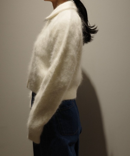 CLANE ANGORA SHORT KNIT CARDIGAN（カーディガン/ボレロ）｜CLANE