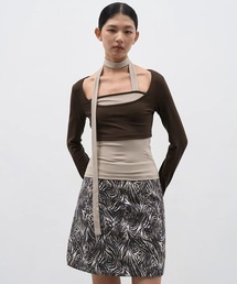 KUHNMARVIN（クエンマウエ）の「レイヤードロングタイトップス EM26s009【EIGHTHMONTH】（Tシャツ/カットソー）」