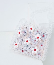 PAUL & JOE ACCESSOIRES (ポール&ジョーアクセソワ)巾着付きビーズバッグ PJA-B1402 BEADS MOTIF