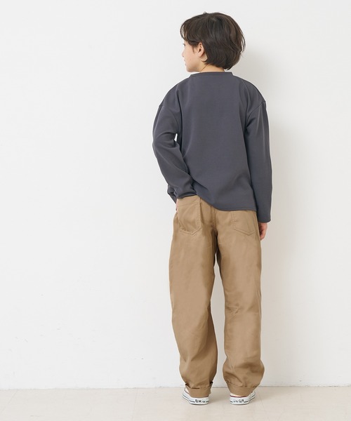 coca(coca)(コカ)の「キッズ タックカーブパンツ(その他パンツ・キッズ・カーキ/ベージュ・150/140/120/130)」の14枚目の写真