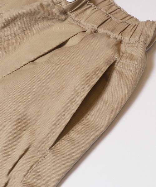 coca(coca)(コカ)の「キッズ タックカーブパンツ(その他パンツ・キッズ・カーキ/ベージュ・150/140/120/130)」の16枚目の写真