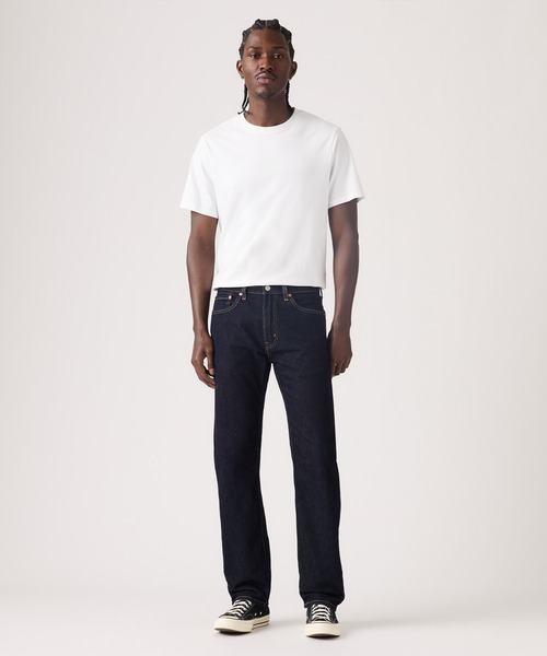 Levi's(リーバイス)の「Levi's/リーバイス COOLコレクション 505(TM) レギュラーフィット ジーンズ ダークインディゴ リンス(デニムパンツ・メンズ・ダークインディゴブルー・W33 L32/W32 L32/W31 L32/W30 L32/W29 L32/W28 L32/W36 L32/W34 L32)」の2枚目の写真