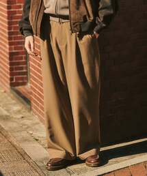 417 EDIFICE（フォーワンセブンエディフィス）の「TRツイル ワイドイージーパンツ（スラックス）」