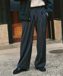 417 EDIFICE | TRツイル ワイドイージーパンツ(スラックス)