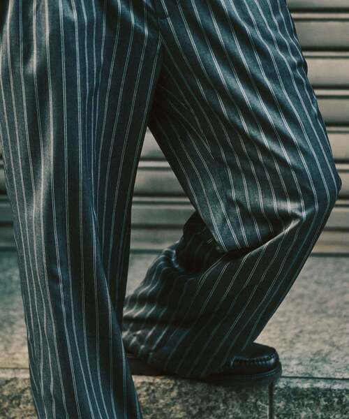 417 EDIFICE（フォーワンセブンエディフィス）の「TRツイル ワイドイージーパンツ（スラックス・メンズ・ブラック/ネイビー/ベージュ/チャコールグレー/ブラウン・LARGE/MEDIUM/SMALL）」の11枚目の写真