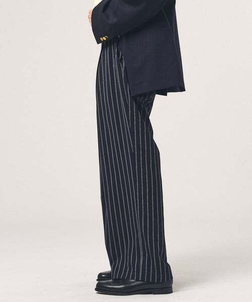 417 EDIFICE（フォーワンセブンエディフィス）の「TRツイル ワイドイージーパンツ（スラックス・メンズ・ブラック/ネイビー/ベージュ/チャコールグレー/ブラウン/グレー・LARGE/MEDIUM/SMALL）」の13枚目の写真