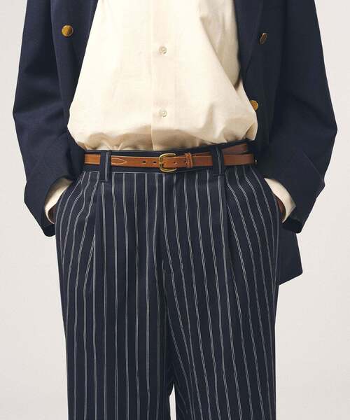 417 EDIFICE（フォーワンセブンエディフィス）の「TRツイル ワイドイージーパンツ（スラックス・メンズ・ブラック/ネイビー/ベージュ/チャコールグレー/ブラウン/グレー・LARGE/MEDIUM/SMALL）」の15枚目の写真