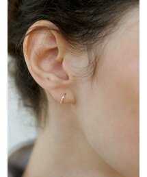 [Silver] Tiny Ring Earrings