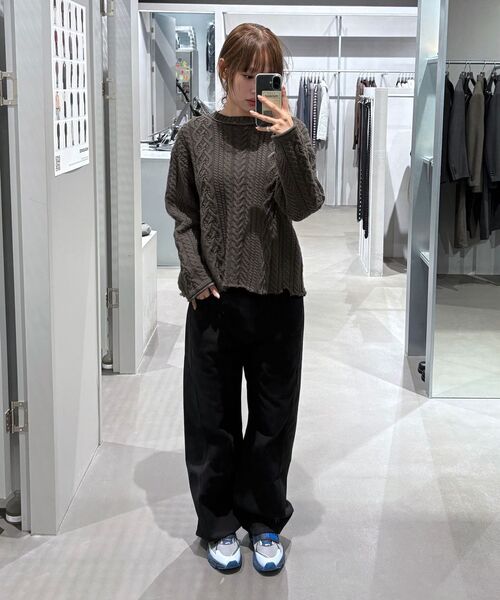 INSILENCE WOMEN（インサイレンスウーマン）の「グランジフィッシャーマンプルオーバー ASH BROWN（ニット/セーター・レディース・その他・S/M）」の8枚目の写真
