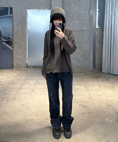 INSILENCE WOMEN（インサイレンスウーマン）の「グランジフィッシャーマンプルオーバー ASH BROWN（ニット/セーター・レディース・その他・S/M）」の10枚目の写真
