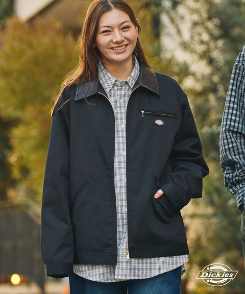 Dickies(ディッキーズ)の「<セットアップ対応> Dickies/ディッキーズ 別注 TCツイル 襟切り替えカバーオールジャケット【THE CRAFT CREW PRODUCTS】(カバーオール・メンズ・ダークブラウン/オリーブ/ブラック・M/S/L)」の11枚目の写真