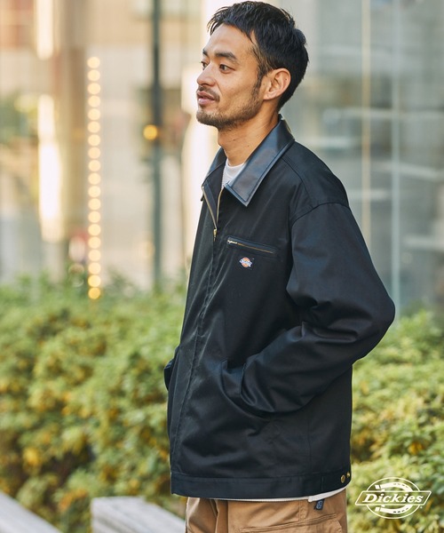 セットアップ対応> Dickies/ディッキーズ 別注 TCツイル 襟切り替え