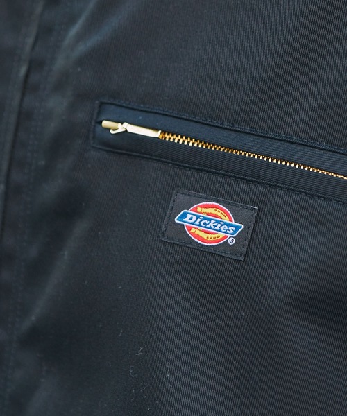 Dickies(ディッキーズ)の「<セットアップ対応> Dickies/ディッキーズ 別注 TCツイル 襟切り替えカバーオールジャケット【THE CRAFT CREW PRODUCTS】(カバーオール・メンズ・ダークブラウン/オリーブ/ブラック・M/S/L)」の6枚目の写真
