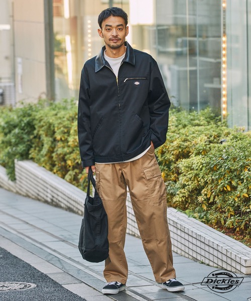 Dickies(ディッキーズ)の「<セットアップ対応> Dickies/ディッキーズ 別注 TCツイル 襟切り替えカバーオールジャケット【THE CRAFT CREW PRODUCTS】(カバーオール・メンズ・ダークブラウン/オリーブ/ブラック・M/S/L)」の9枚目の写真