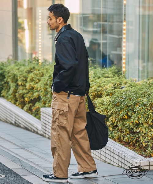 Dickies(ディッキーズ)の「<セットアップ対応> Dickies/ディッキーズ 別注 TCツイル 襟切り替えカバーオールジャケット【THE CRAFT CREW PRODUCTS】(カバーオール・メンズ・ダークブラウン/オリーブ/ブラック・M/S/L)」の10枚目の写真