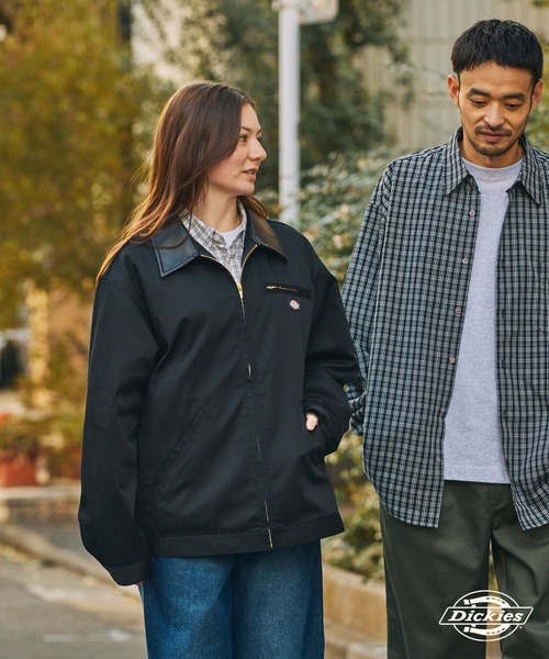Dickies(ディッキーズ)の「<セットアップ対応> Dickies/ディッキーズ 別注 TCツイル 襟切り替えカバーオールジャケット【THE CRAFT CREW PRODUCTS】(カバーオール・メンズ・ダークブラウン/オリーブ/ブラック・M/S/L)」の13枚目の写真