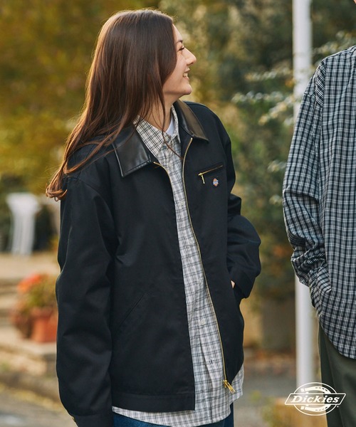 Dickies(ディッキーズ)の「<セットアップ対応> Dickies/ディッキーズ 別注 TCツイル 襟切り替えカバーオールジャケット【THE CRAFT CREW PRODUCTS】(カバーオール・メンズ・ダークブラウン/オリーブ/ブラック・M/S/L)」の14枚目の写真