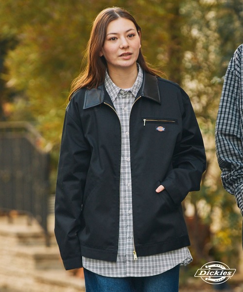 Dickies(ディッキーズ)の「<セットアップ対応> Dickies/ディッキーズ 別注 TCツイル 襟切り替えカバーオールジャケット【THE CRAFT CREW PRODUCTS】(カバーオール・メンズ・ダークブラウン/オリーブ/ブラック・M/S/L)」の15枚目の写真