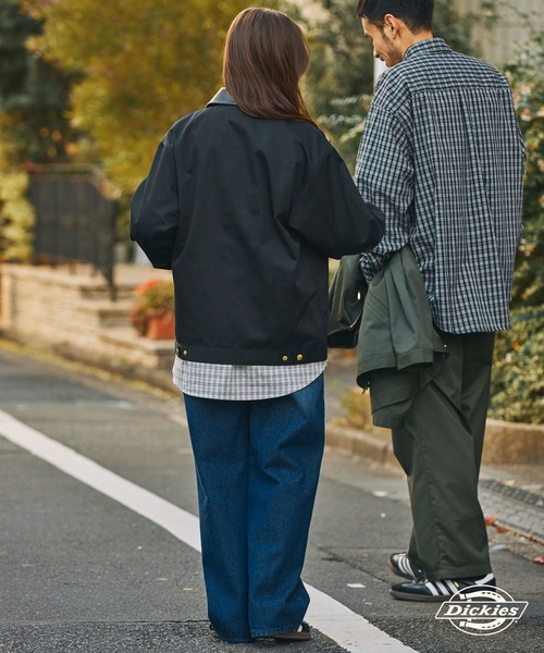 Dickies(ディッキーズ)の「<セットアップ対応> Dickies/ディッキーズ 別注 TCツイル 襟切り替えカバーオールジャケット【THE CRAFT CREW PRODUCTS】(カバーオール・メンズ・ダークブラウン/オリーブ/ブラック・M/S/L)」の18枚目の写真