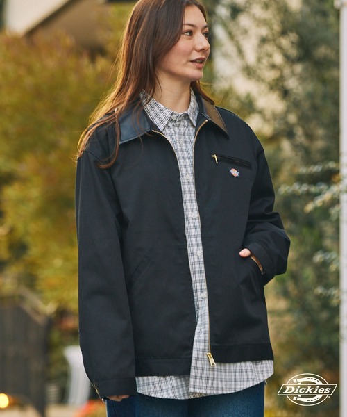 Dickies(ディッキーズ)の「<セットアップ対応> Dickies/ディッキーズ 別注 TCツイル 襟切り替えカバーオールジャケット【THE CRAFT CREW PRODUCTS】(カバーオール・メンズ・ダークブラウン/オリーブ/ブラック・M/S/L)」の19枚目の写真