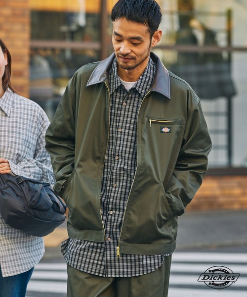 Dickies(ディッキーズ)の「<セットアップ対応> Dickies/ディッキーズ 別注 TCツイル 襟切り替えカバーオールジャケット【THE CRAFT CREW PRODUCTS】(カバーオール・メンズ・ダークブラウン/オリーブ/ブラック・M/S/L)」の21枚目の写真