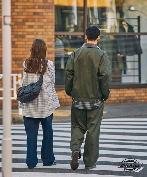 期間限定価格　Dickies TCツイル 襟切り替えカバーオールジャケット セットアップ対応> Dickies/ディッキーズ 別注 TCツイル 襟切り替え