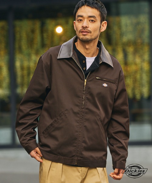 セットアップ対応> Dickies/ディッキーズ 別注 TCツイル 襟切り替え