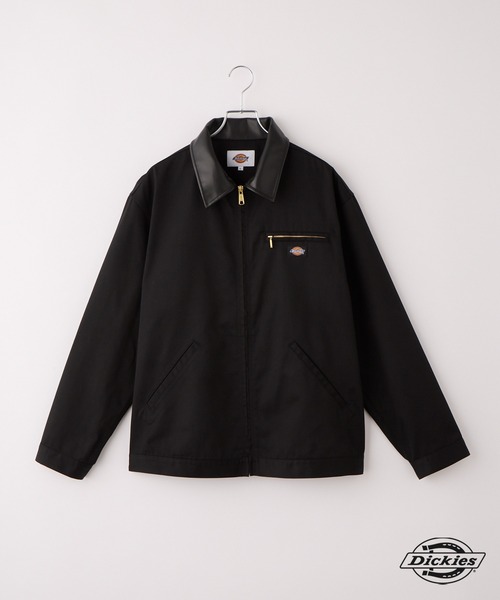 期間限定価格　Dickies TCツイル 襟切り替えカバーオールジャケット セットアップ対応> Dickies/ディッキーズ 別注 TCツイル 襟切り替え