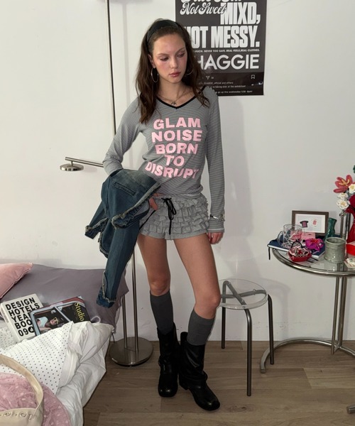 SHAGGIE（シャギー）の「【水汗に強い】トリプルチェーンチャームネックレス（ネックレス・レディース・シルバー・FREE）」の6枚目の写真