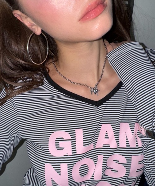 SHAGGIE（シャギー）の「【水汗に強い】トリプルチェーンチャームネックレス（ネックレス・レディース・シルバー・FREE）」の4枚目の写真