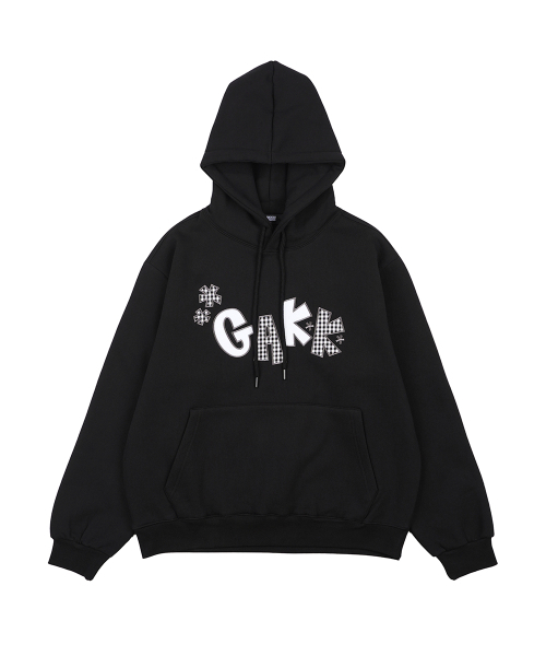 GAKKAI UNIONS(ガッカイユニオンズ)の「コンチュアリーチェックフードパーカー ブラック(パーカー・レディース・その他・S/M/L/XL)」の2枚目の写真