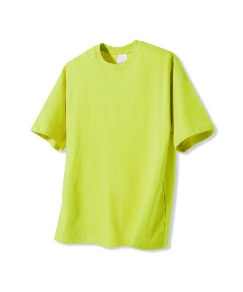 LIKE THE MOST(ライクザモースト)の「ベーシッククルーネック半袖Tシャツイエローグリーン(Tシャツ/カットソー・レディース・その他・L/XL/M/S)」の1枚目の写真