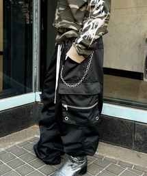 A‘gem 9 | A'GEM/9 × .kom 『A'GEM/9/エージェムナイン』 ワイドカーゴドロストパンツ(カーゴパンツ)