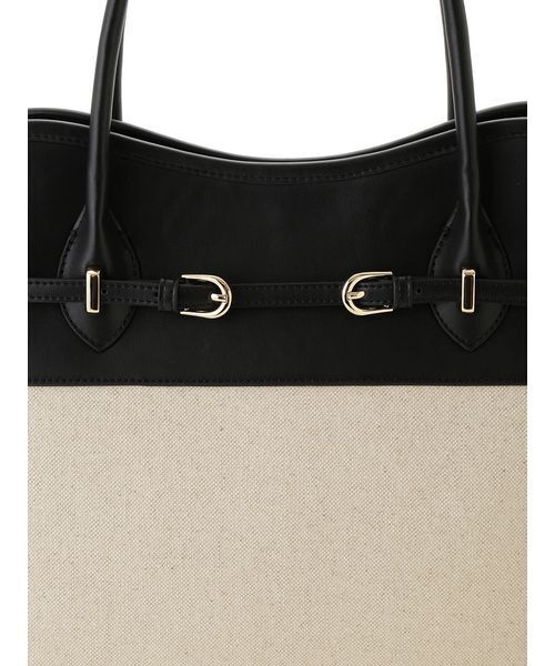 SNIDEL（スナイデル）の「【WEB限定カラーあり】ソフトベルトトートバッグ（トートバッグ・レディース・マルチ/ブラック/ブラウン/ベージュ・F）」の17枚目の写真