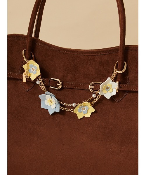 SNIDEL（スナイデル）の「【WEB限定カラーあり】ソフトベルトトートバッグ（トートバッグ・レディース・マルチ/ブラック/ブラウン/ベージュ・F）」の6枚目の写真