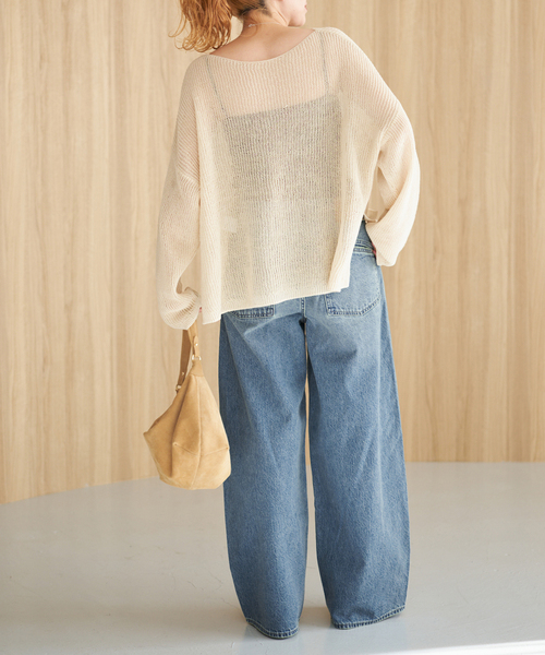 Spick & Span(スピックアンドスパン)の「LEVI'S/リーバイス 別注SMU SUPER BAGGY BARREL*(デニムパンツ・レディース・ブルー・28/27/26/25/24/23)」の12枚目の写真