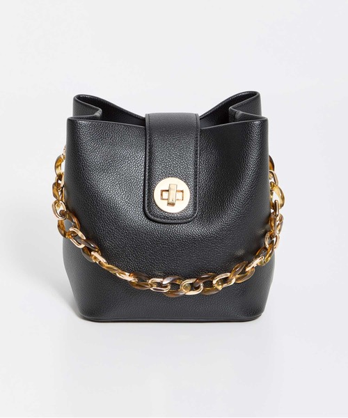 NOELA（ノエラ）の「バックルデザインバケツバッグ（ハンドバッグ・レディース・ブラック/オフホワイト/キャメル・フリー）」の3枚目の写真