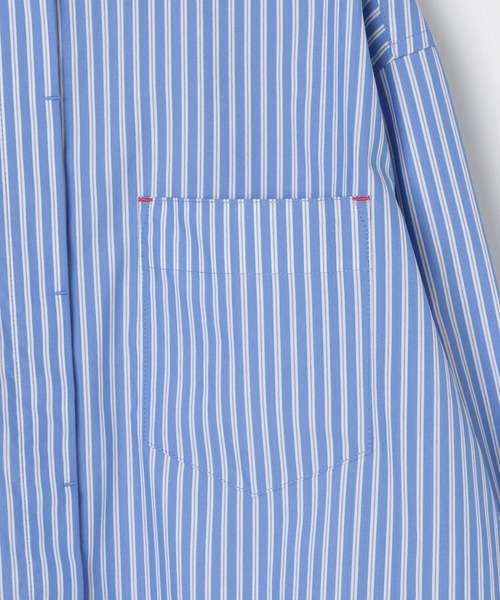 BAYFLOW（ベイフロー）の「ブロードストレッチシャツ（シャツ/ブラウス・レディース・ライトブルー/ネイビー/ピンク/ホワイト・FREE）」の13枚目の写真