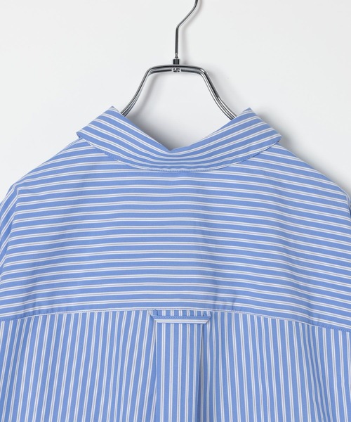 BAYFLOW（ベイフロー）の「ブロードストレッチシャツ（シャツ/ブラウス・レディース・ライトブルー/ネイビー/ピンク/ホワイト・FREE）」の6枚目の写真