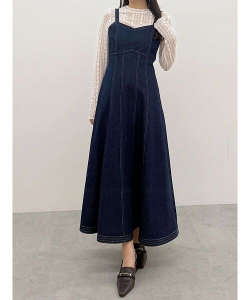 MERCURYDUO（マーキュリーデュオ）の「カットレースアシメトップス（Tシャツ/カットソー・レディース・オフホワイト/ブラック・FREE）」の18枚目の写真