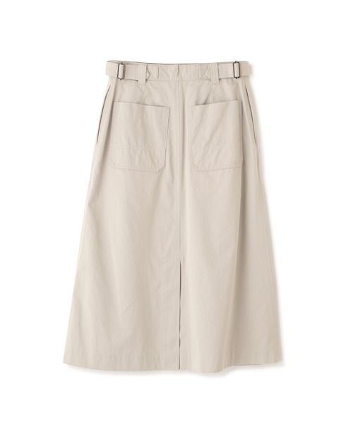 MHL.（エムエイチエル）の「WASHED CHINO COTTON（スカート・レディース・チャコール/オフホワイト・3/2/1/0）」の8枚目の写真