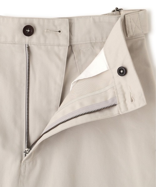 MHL.（エムエイチエル）の「WASHED CHINO COTTON（スカート・レディース・チャコール/オフホワイト・3/2/1/0）」の9枚目の写真